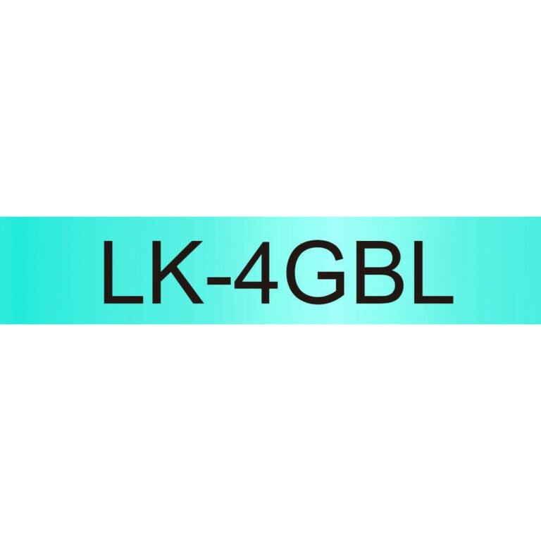 Epson LK-4GBL label-making tape Black on green