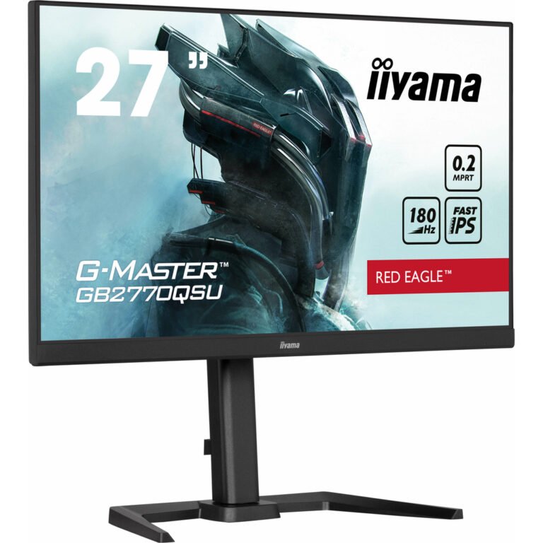 iiyama G-MASTER GB2770QSU-B6 computer monitor 68.6 cm (27") 2560 x 1440 pixels Wide Quad HD LCD Black