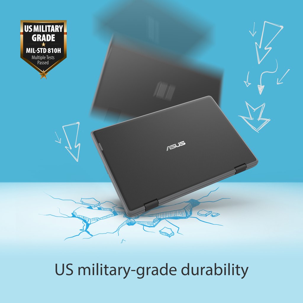 ASUS BR1100F-CDXA-3Y Intel® Celeron® N N4500 Hybrid (2-in-1) 29.5 cm (11.6") Touchscreen HD 4 GB DDR4-SDRAM 128 GB eM - Image 6