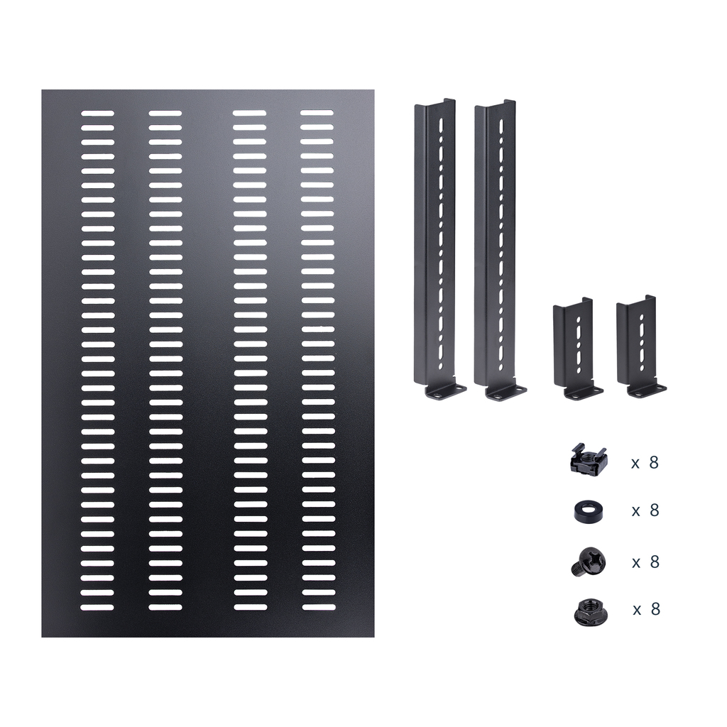StarTech.com 1U 4-Post Adjustable Vented Server Rack Mount Shelf - 330lbs(150 kg) - 19.5 to 38in Adjustable Mounting Depth Univ - Image 8