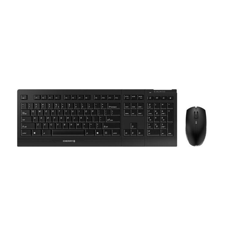 CHERRY B.Unlimited 3.0 keyboard Mouse included Universal RF Wireless QWERTY US English Black