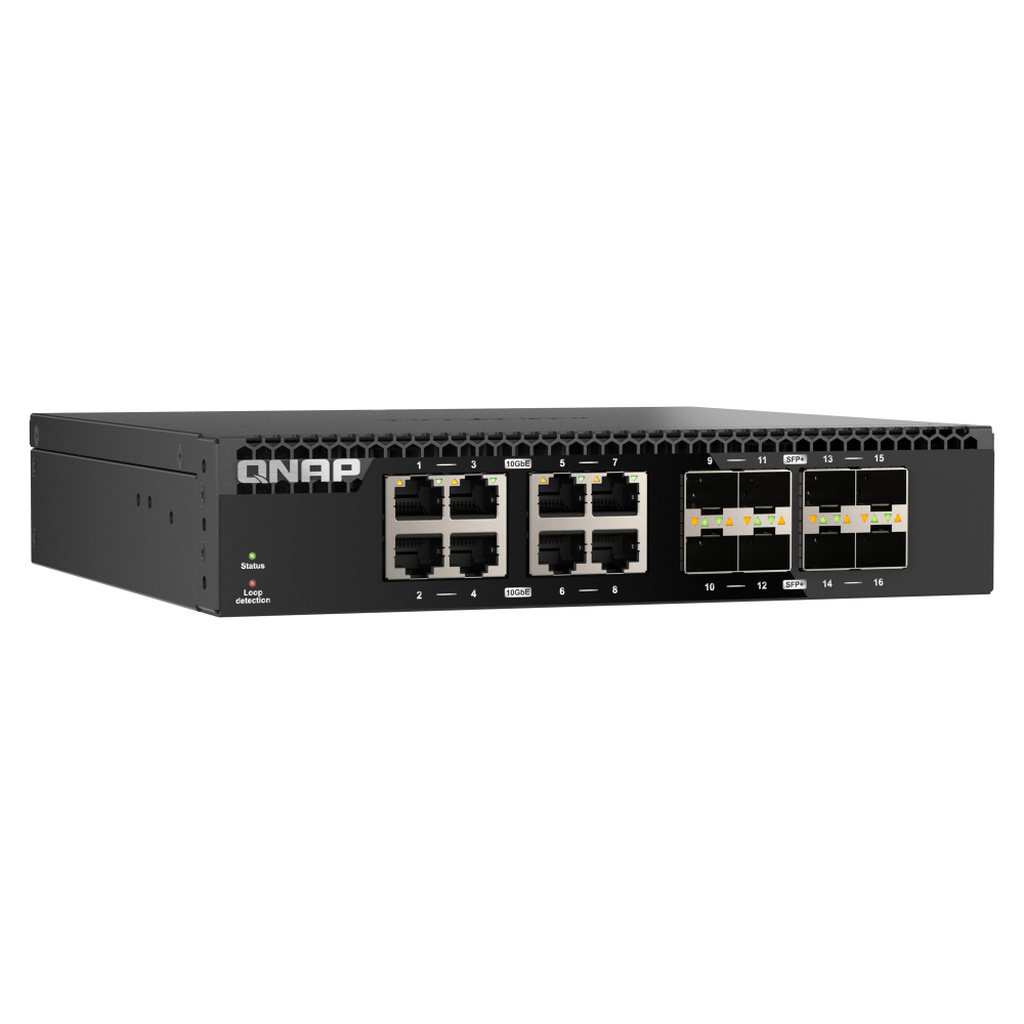QNAP QSW-3216R-8S8T network switch Unmanaged L2 10G Ethernet (100/1000/10000) Black - Image 5