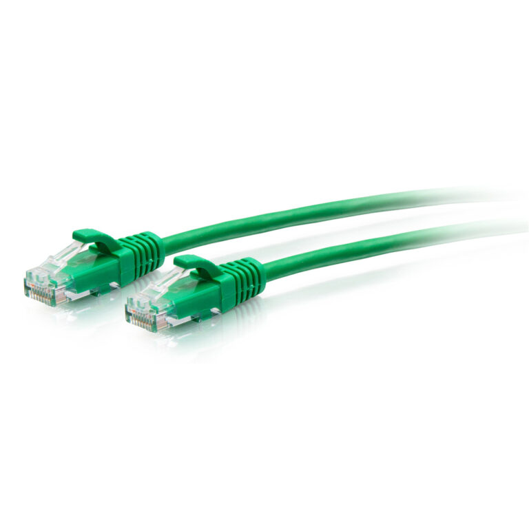 C2G 3m Cat6a Snagless Unshielded (UTP) Slim Ethernet Patch Cable - Green