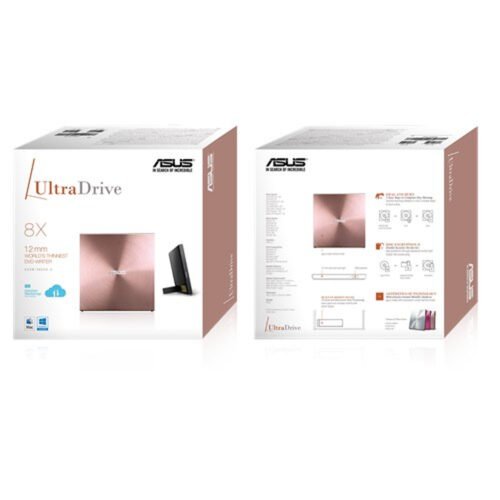 ASUS SDRW-08U5S-U optical disc drive DVD Super Multi DL Pink - Image 2