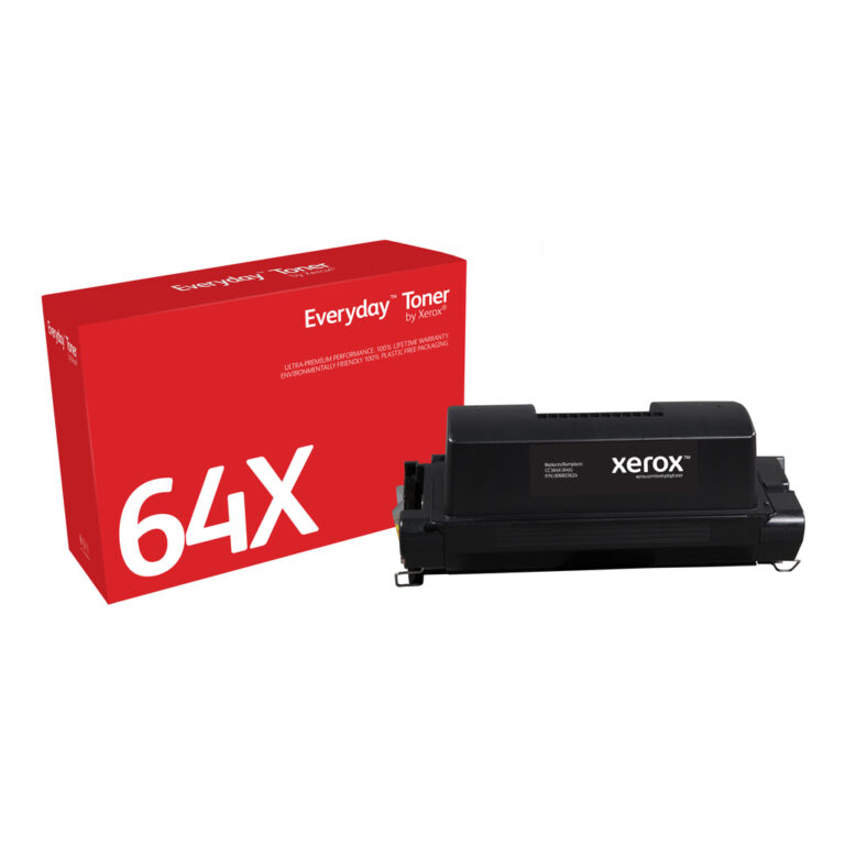 Everyday™ Black Toner by Xerox compatible with HP 64X (CC364X), High capacity