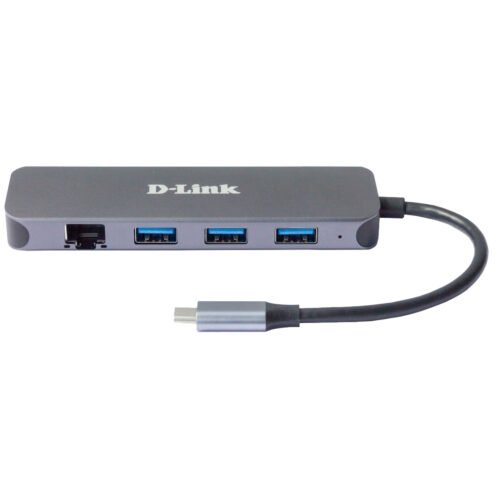 D-Link 5-in-1 USB-C Hub with Gigabit Ethernet/Power Delivery - Image 2