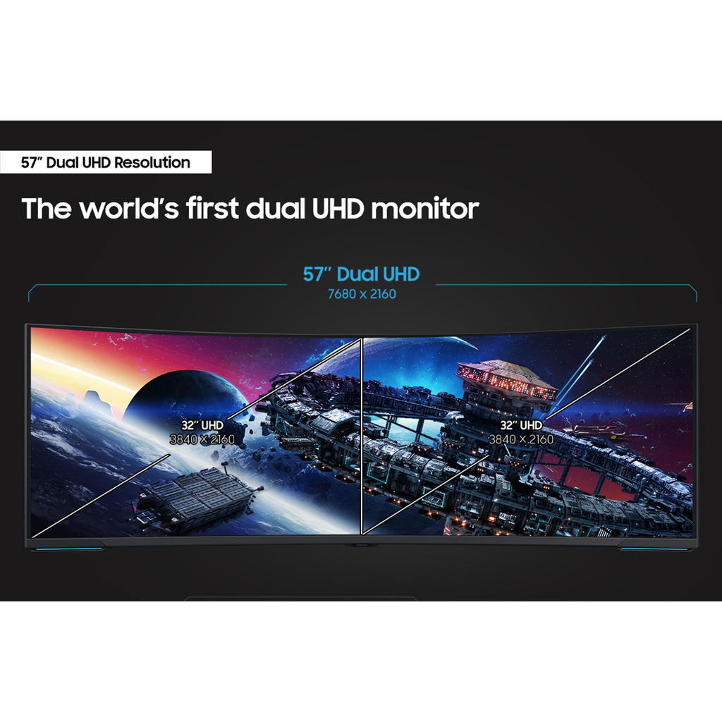 Samsung 57" G95NC Odyssey Neo G9 240Hz Dual UHD Monitor - Image 7