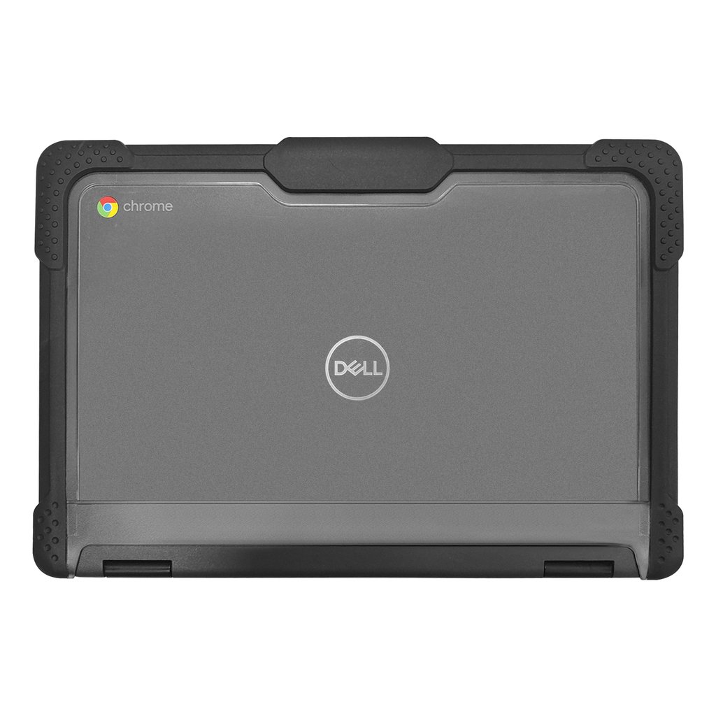 Techair TACHS007 Protective Hard Shell case for Dell 3100/3110 Clamshell & Touschscreen 2 in 1 Chromebook, 11.6 black/clear