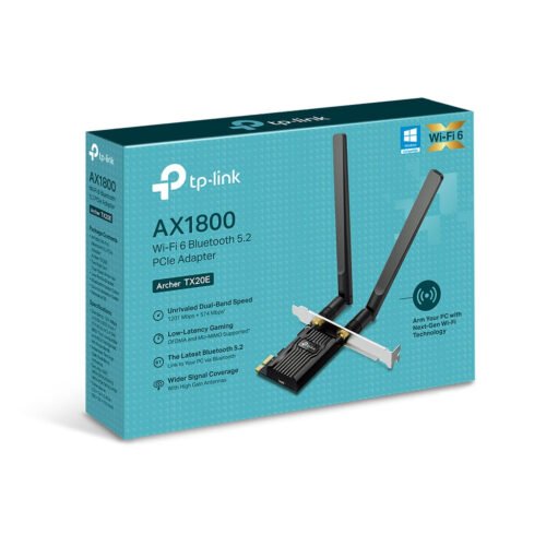 TP-Link AX1800 Wi-Fi 6 Bluetooth 5.2 PCIe Adapter - Image 5