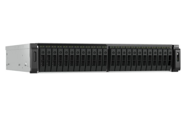 QNAP TS-H3077AFU-R7-64G NAS/storage server Rack (2U) AMD Ryzen™ 5 64 GB DDR5 0 TB QuTS hero Black, Metallic - Image 6