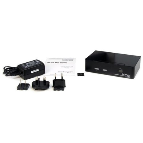 StarTech.com 2 Port High Resolution USB DVI Dual Link KVM Switch with Audio - Image 6
