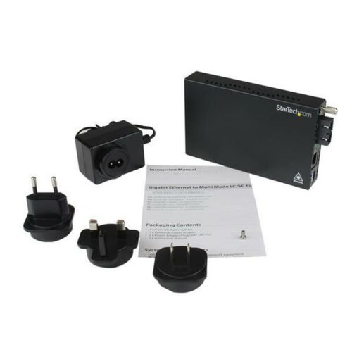 StarTech.com Gigabit Ethernet Multi Mode Fiber Media Converter SC 550m - 1000 Mbps - Image 7