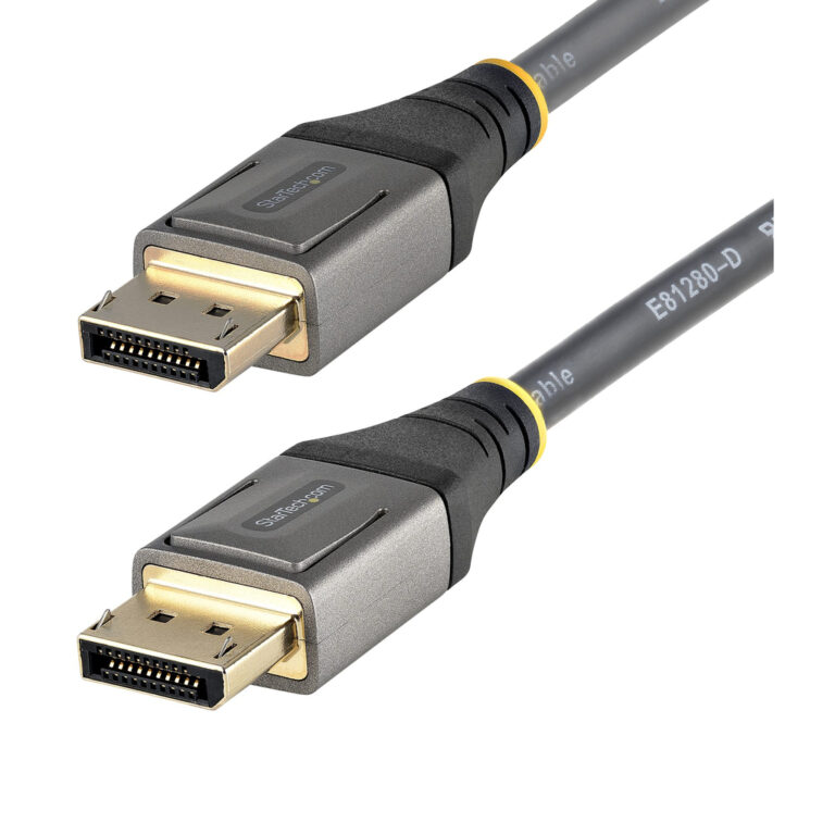 StarTech.com 1ft (30cm) DisplayPort 1.4 Cable - 8K 60Hz HDR10 - Ultra HD 4K 120Hz Video - DP 1.4 Cable / Cord - For Monitors/Di