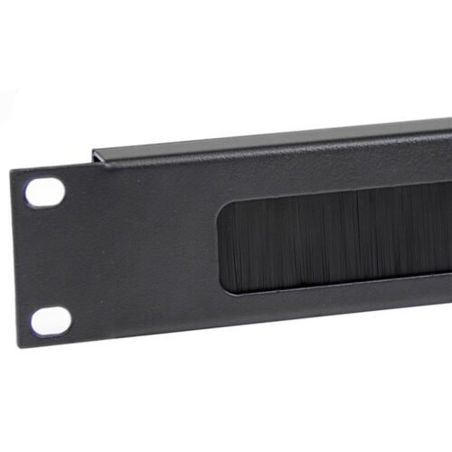StarTech.com 1U High-density Brush Strip Cable Management Panel, Sturdy Steel Horizontal Data Centre Cable Organizer - Image 2