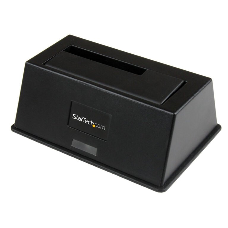 StarTech.com Single Bay USB 3.0 to SATA Hard Drive Docking Station, USB 3.0 (5 Gbps) Hard Drive Dock, External 2.5/3.5" SATA I/
