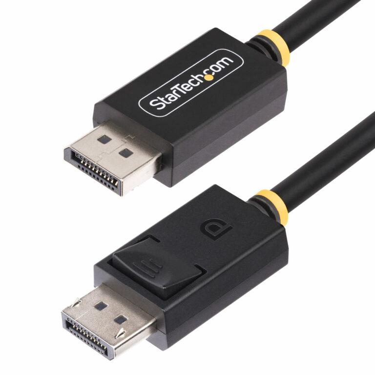 StarTech.com 1m DisplayPort 2.1 Cable, VESA Certified DP80 DisplayPort Cable w/UHBR20/HDR/DSC 1.2a/HDCP 2.2, 16K/8K 60Hz, 4K 24