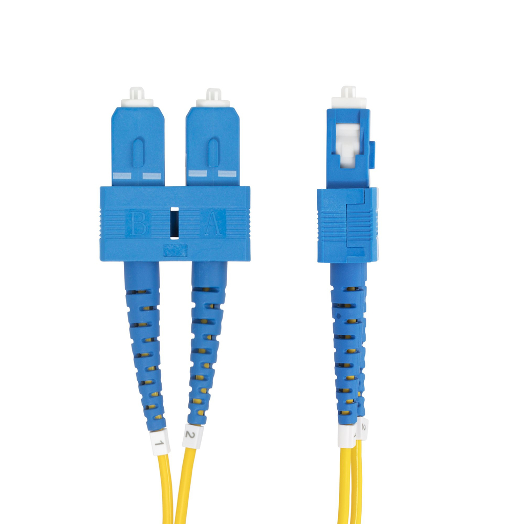 StarTech.com 3m (9.8ft) SC to SC (UPC) OS2 Single Mode Duplex Fiber Optic Cable, 9/125µm, 40G/100G Zipcord, Bend Insensitive, - Image 5