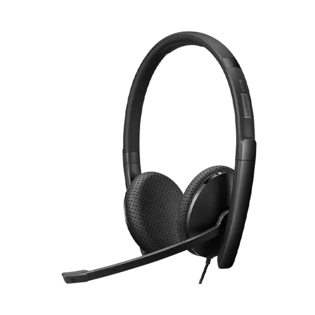 Lenovo 4XD1M39028 headphones/headset Wired Head-band USB Type-C Black - Image 3