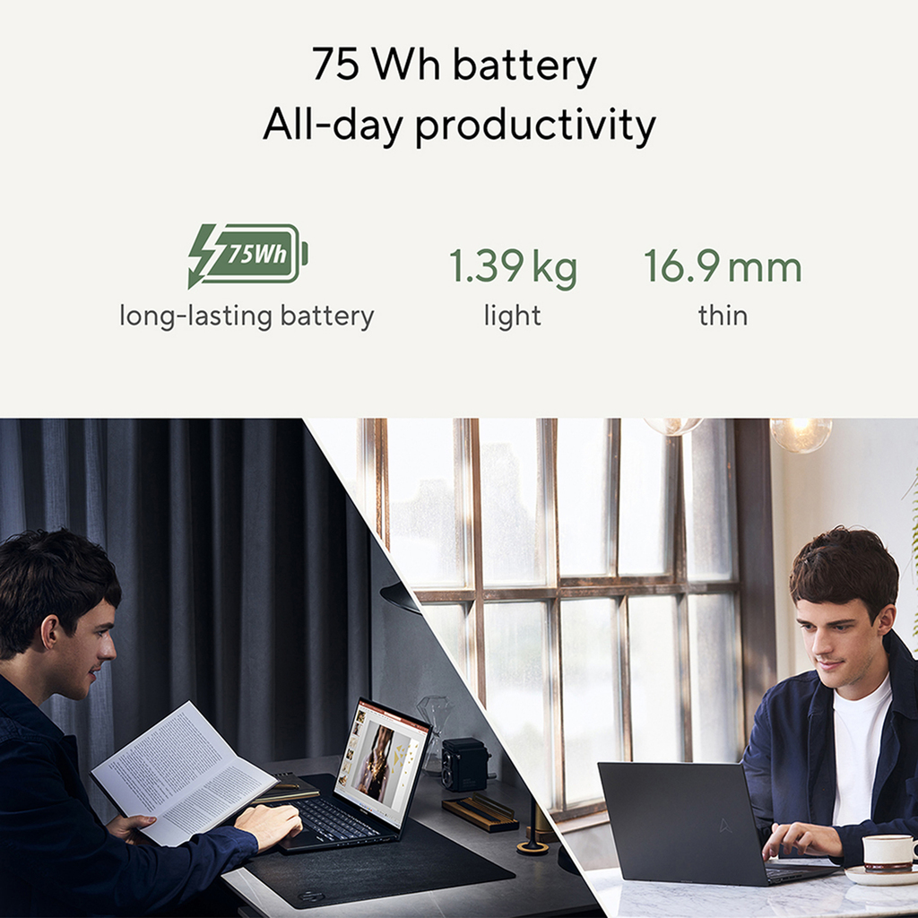ASUS Zenbook 14 OLED UX3402VA-KN113W Intel® Core™ i5 i5-1340P Laptop 35.6 cm (14") Touchscreen 2.8K 16 GB LPDDR5-SDR - Image 11