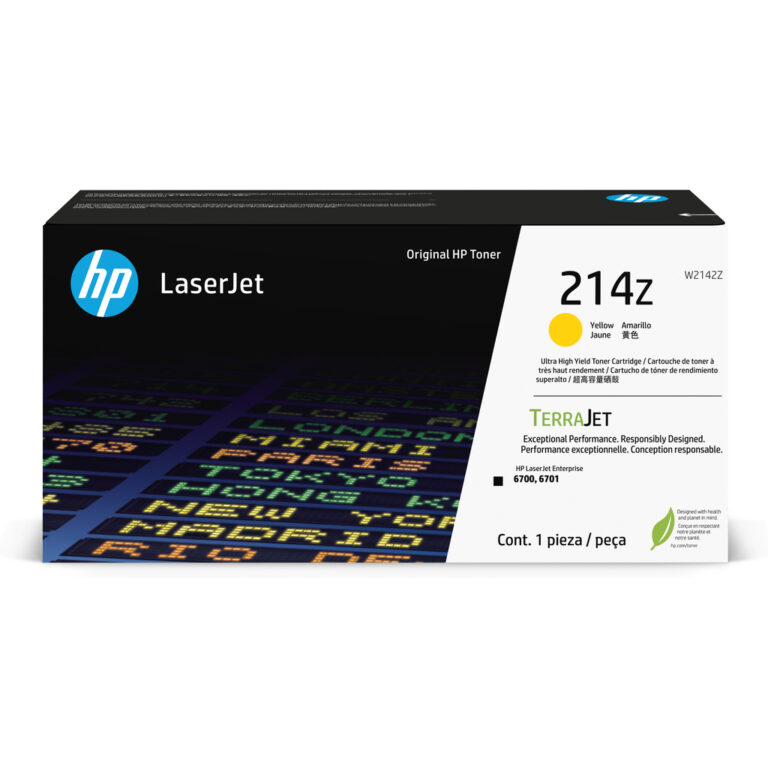 HP 214Z Ultra High Yield Yellow Original LaserJet Toner Cartridge