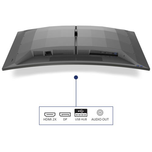 Philips Evnia 34M2C6500/00 computer monitor 86.4 cm (34") 3440 x 1440 pixels Wide Quad HD QD-OLED Grey - Image 13