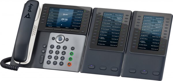 POLY Edge E550 IP Phone and PoE-enabled - Image 3