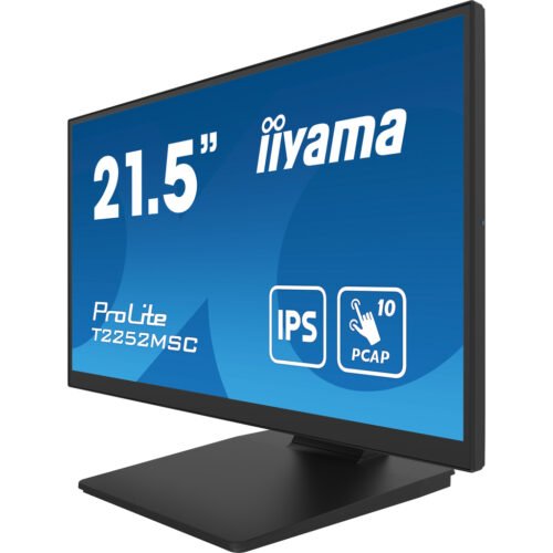 iiyama ProLite T2252MSC-B2 computer monitor 54.6 cm (21.5") 1920 x 1080 pixels Full HD LCD Touchscreen Black - Image 4