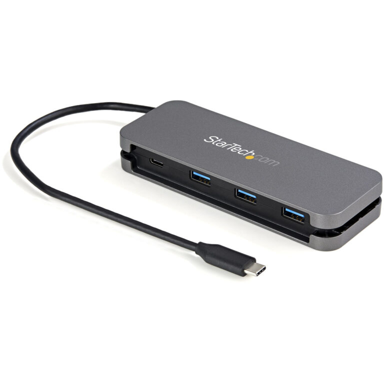 StarTech.com 4 Port USB C Hub - 3x USB-A/1x USB-C - 5Gbps USB 3.0 Type-C Hub (3.2/3.1 Gen 1) - Bus Powered - Portable USB-C to