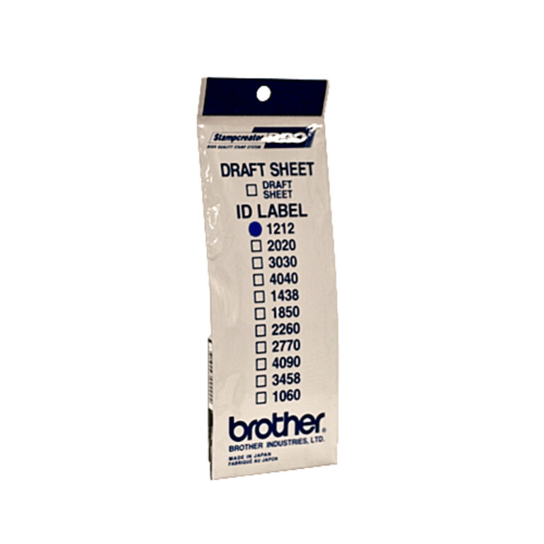 Brother ID1212 printer label