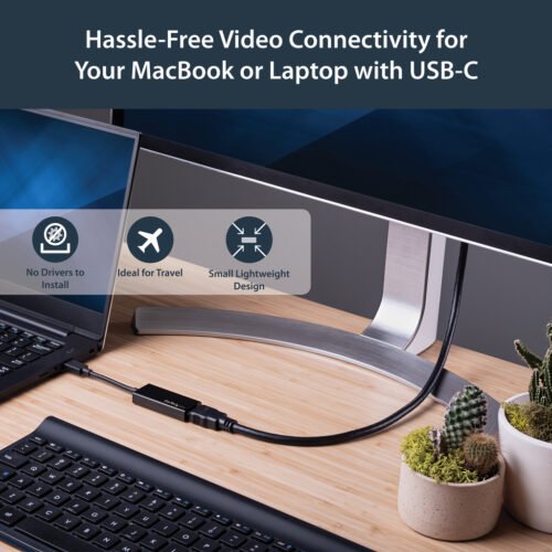 StarTech.com USB-C to HDMI Adapter with 4K 30Hz - Black - Image 9