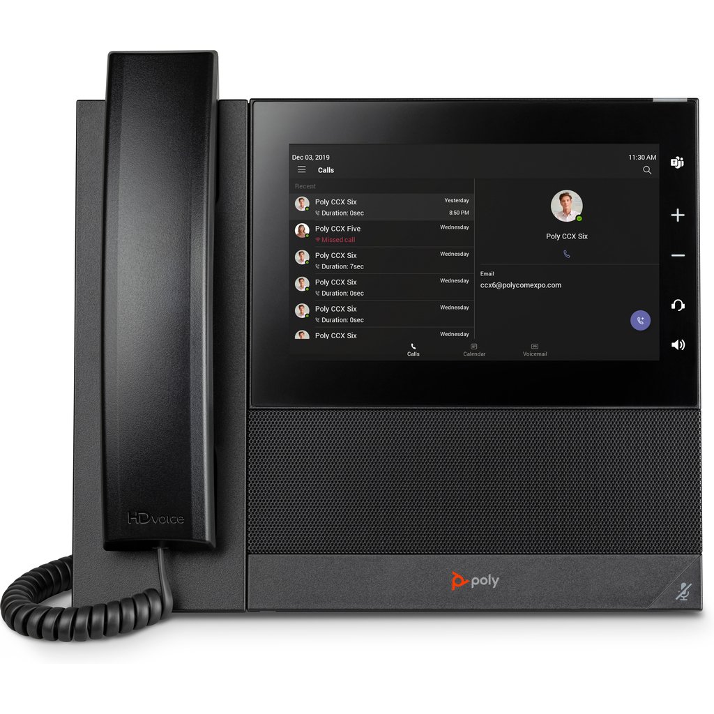 POLY CCX 600 Business Media Phone for Microsoft Teams and PoE-enabled GSA/TAA - Image 6