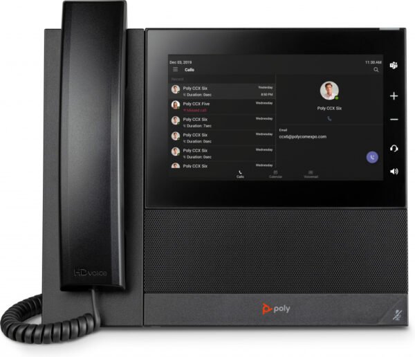 POLY CCX 600 Business Media Phone for Microsoft Teams and PoE-enabled GSA/TAA - Image 2