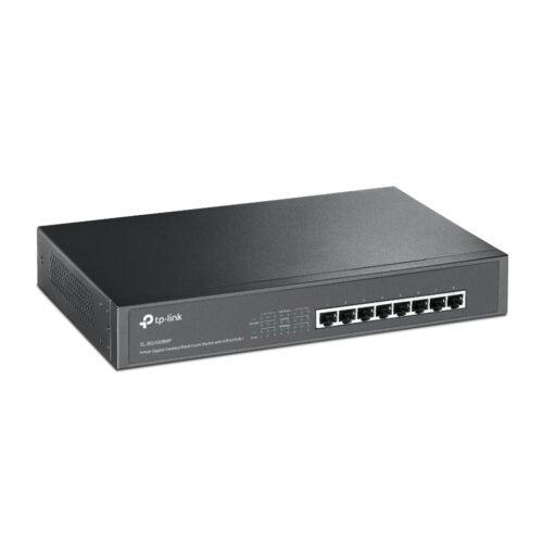 TP-Link TL-SG1008MP network switch Unmanaged Gigabit Ethernet (10/100/1000) Power over Ethernet (PoE) Black - Image 2