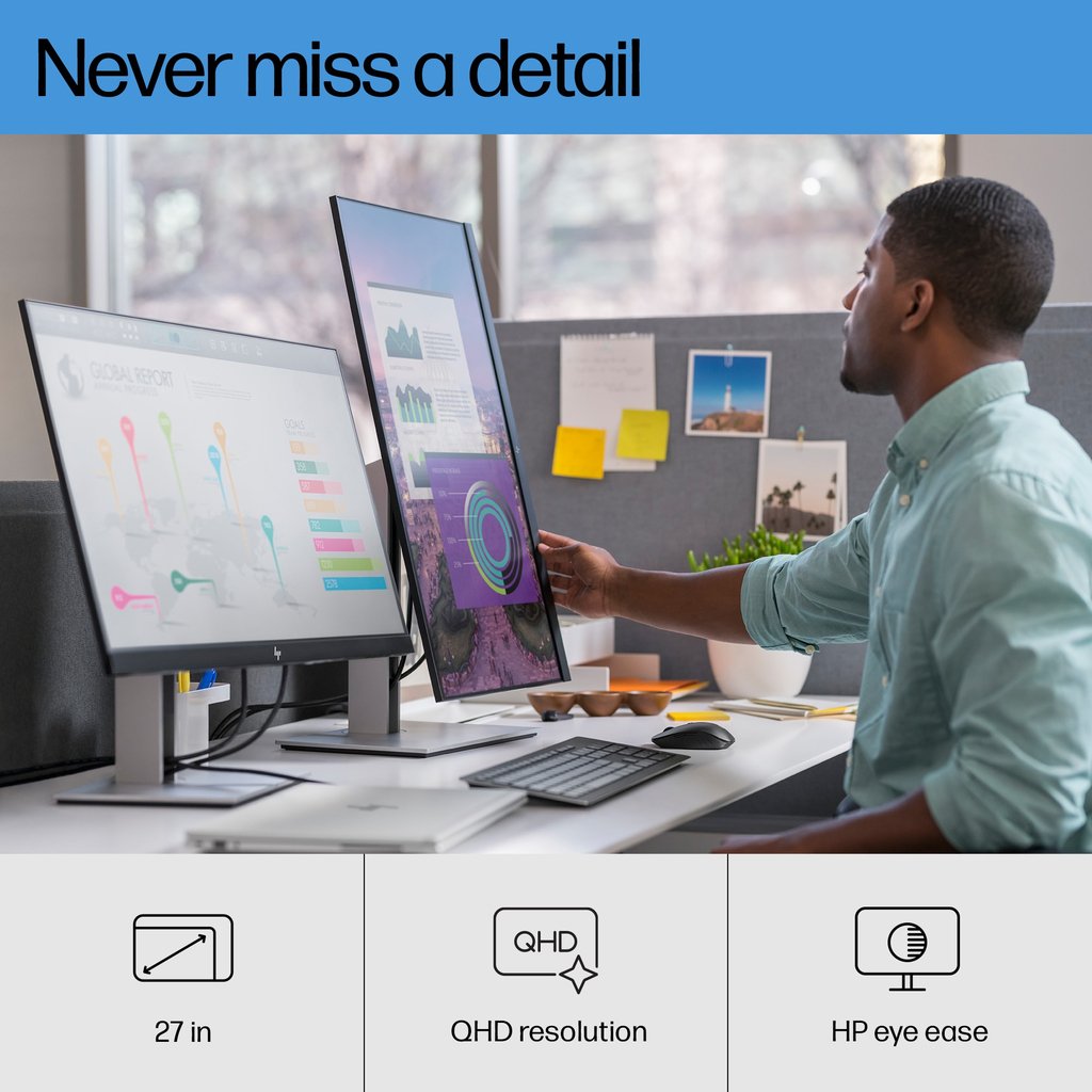 HP E27q G4 QHD Monitor - Image 11