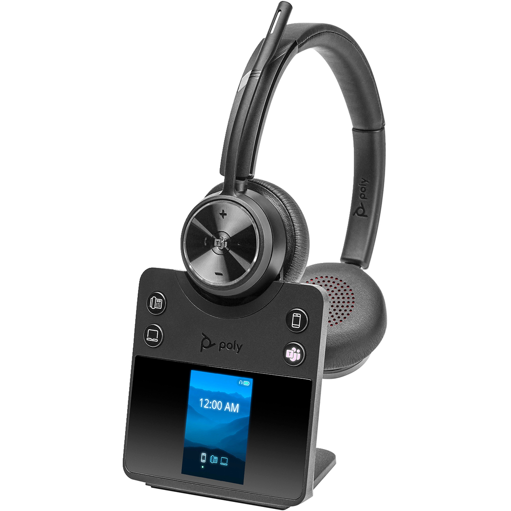 POLY Savi 7420 Office Stereo Microsoft Teams Certified DECT 1880-1900 MHz Headset - Image 2