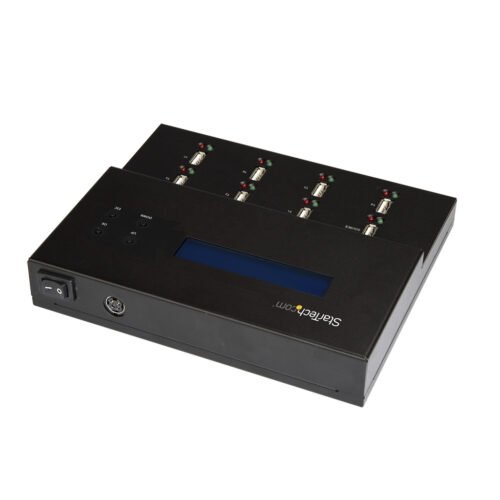 StarTech.com Standalone 1 to 7 USB Thumb Drive Duplicator and Eraser, Multiple USB Flash Drive Copier, System and File and Whol - Image 7