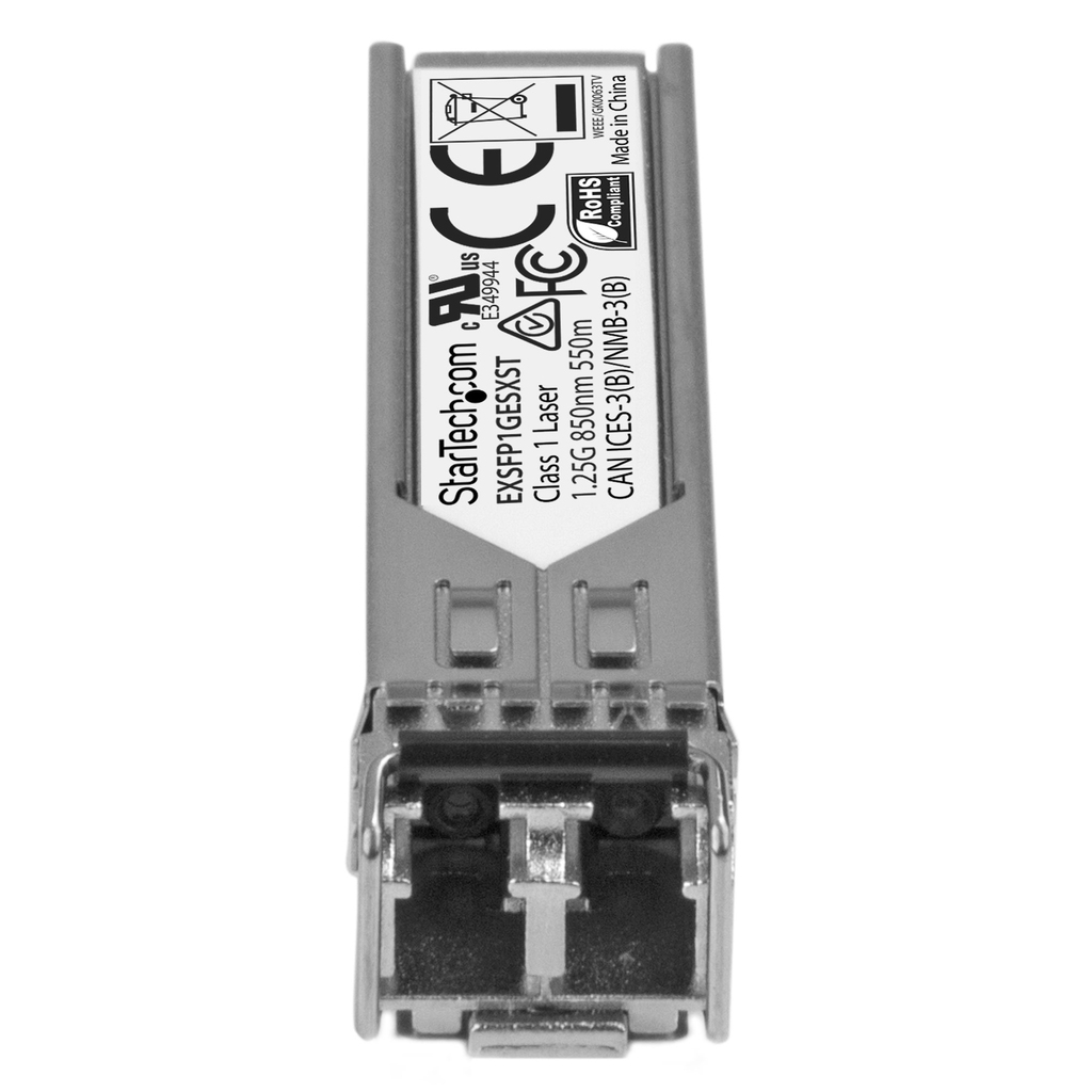 StarTech.com Juniper EX-SFP-1GE-SX Compatible SFP Transceiver Module - 1000BASE-SX~Juniper EX-SFP-1GE-SX Compatible SFP Module - Image 2