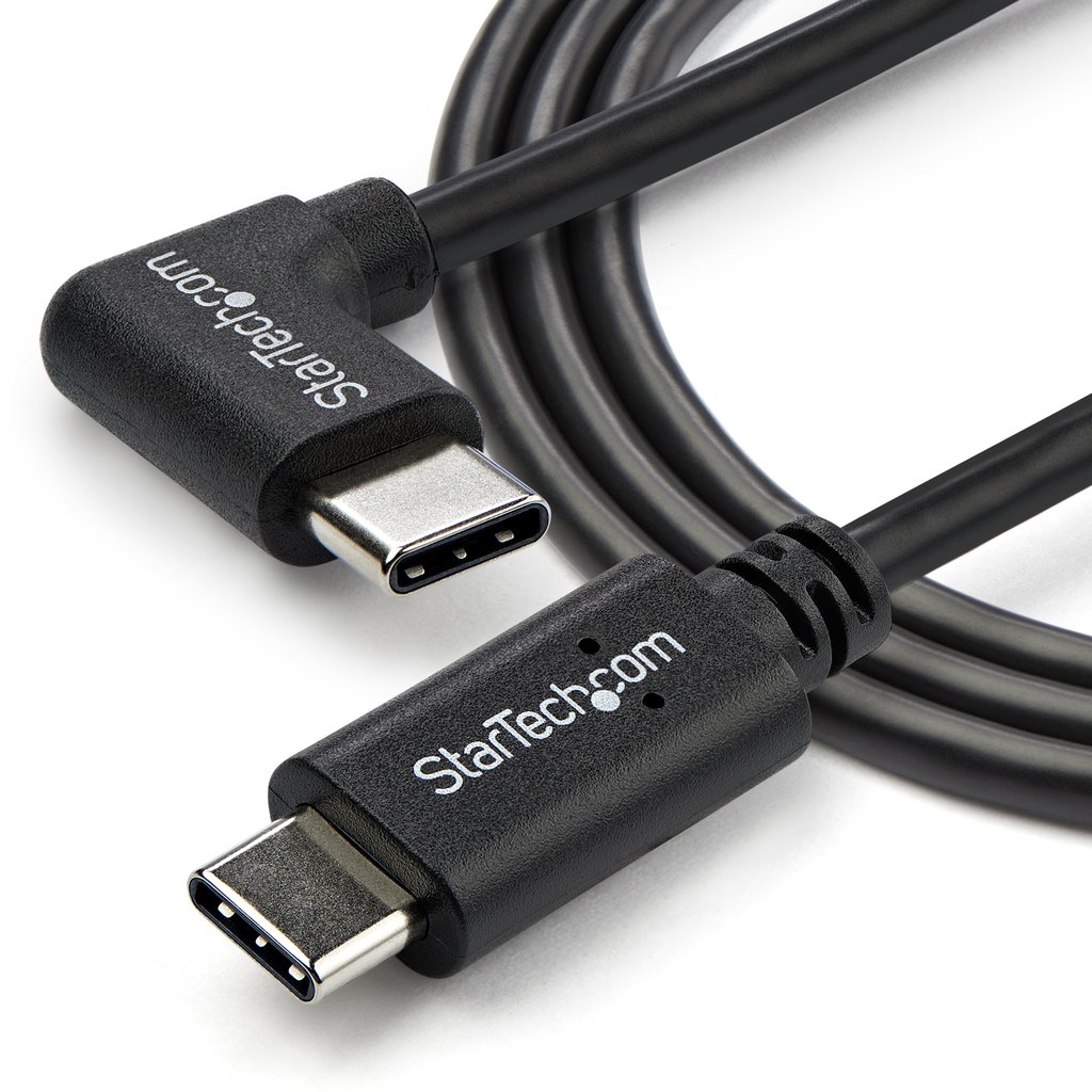 StarTech.com Right-Angle USB-C Cable - M/M - 1 m (3 ft.) - USB 2.0 - Image 10