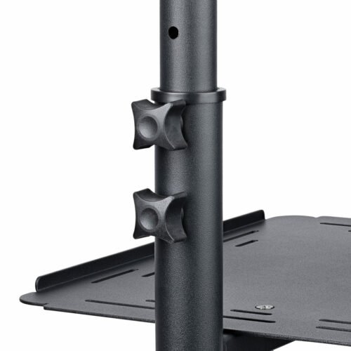 StarTech.com Mobile Projector and Laptop Stand/Cart - Heavy Duty Portable Projector Stand (2 Shelves, hold 22lb/10kg each) - He - Image 10