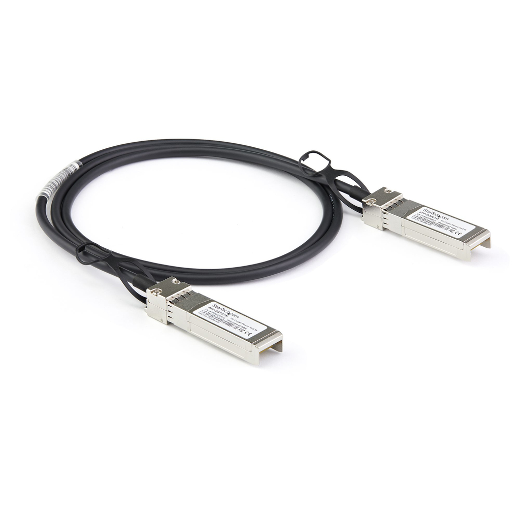 StarTech.com Dell EMC DAC-SFP-10G-2M Compatible 2m 10G SFP+ to SFP+ Direct Attach Cable Twinax - 10GbE SFP+ Copper DAC 10 Gbps - Image 6