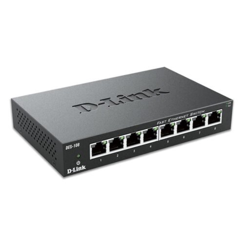 D-Link 8-Port Fast Ethernet Unmanaged Desktop Switch - Image 2