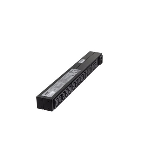 APC RACK PDU BASIC 1 U 16A 230V power distribution unit (PDU) 12 AC outlet(s) 0U/1U Black - Image 2