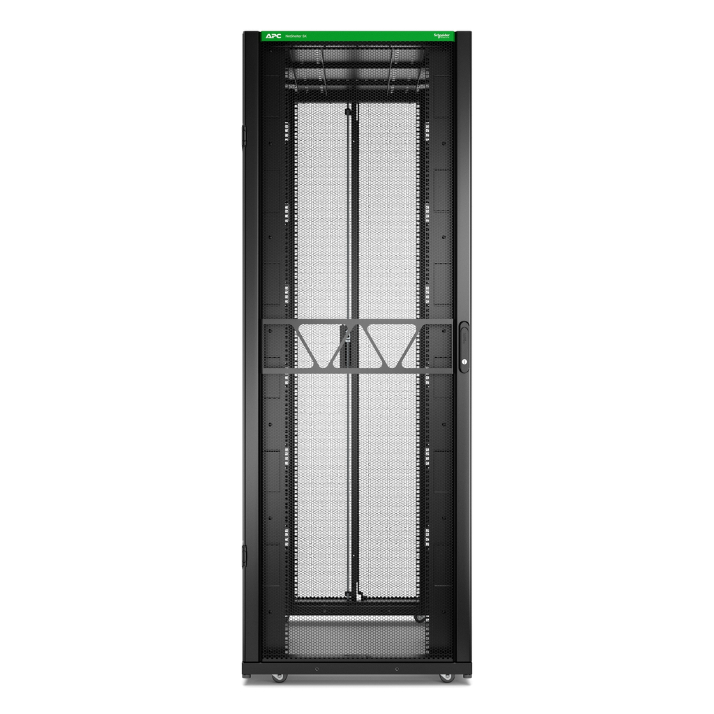 APC NetShelter SX Server Rack Gen 2, 45U, 2124H x 750W x 1200D mm, with Sides, Black - Image 4