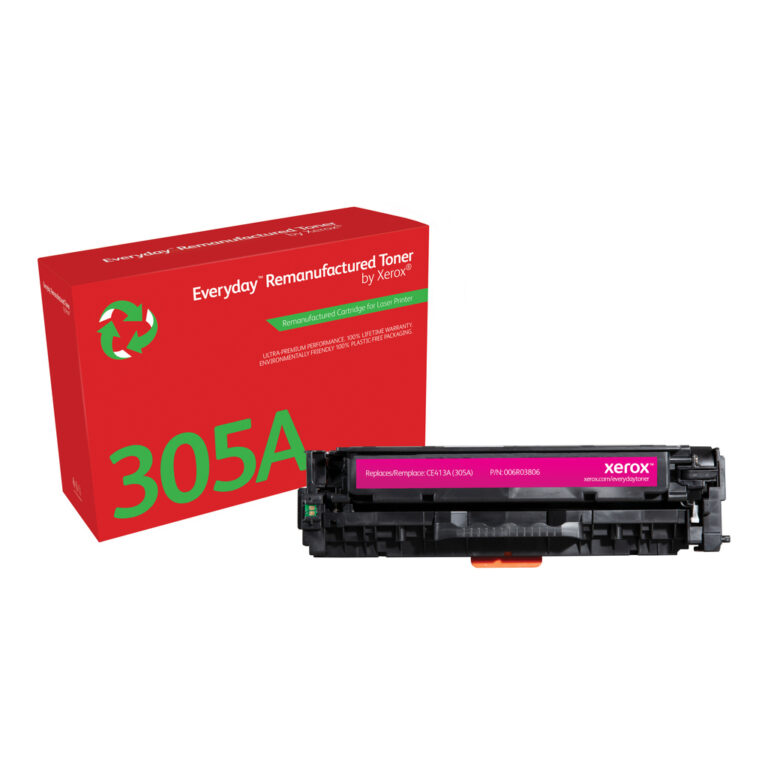 Everyday™ Magenta Remanufactured Toner by Xerox compatible with HP 305A (CE413A), Standard capacity