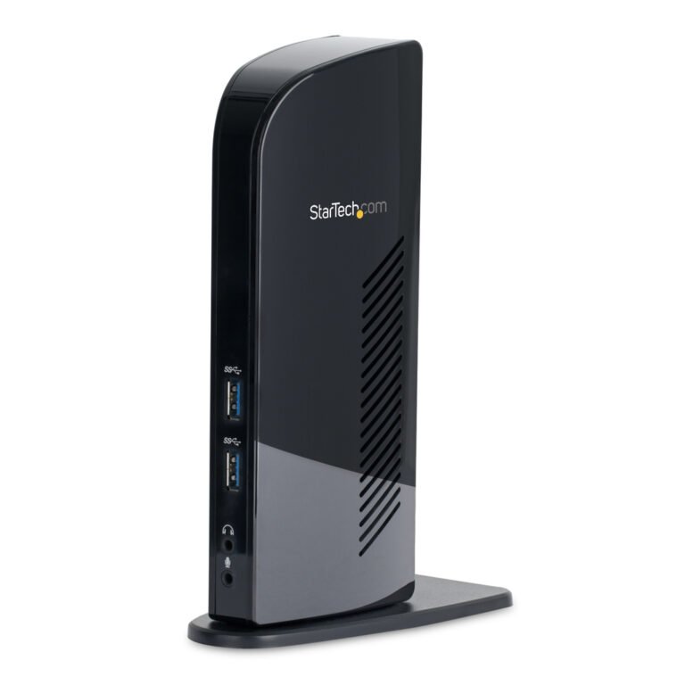 StarTech.com Dual Monitor USB 3.0 Docking Station with HDMI - DVI - 6 x USB Ports~Dual Monitor USB 3.0 Laptop Docking Station w