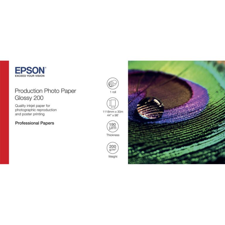 Epson Photo Paper Glossy 200 White Gloss