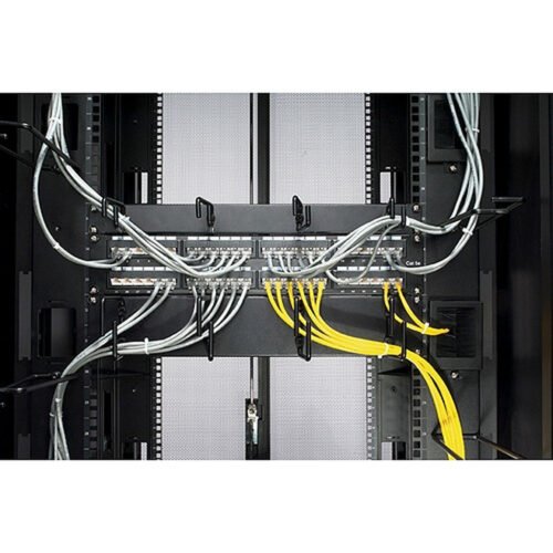 APC NetShelter Cable Management, Mounting Rail Brush Strips, Set of 6, for NetShelter SX 750 mm Wide, Black, 76 x 114 x 13 mm - Image 2