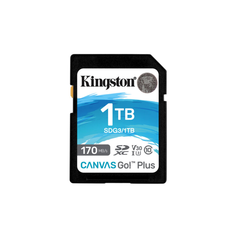 Kingston Technology Canvas Go! Plus 1TB SDXC Canvas Go Plus 170R C10 UHS-I U3 V30