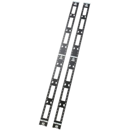 APC NetShelter Cable Management, Vertical Cable Manager, for NetShelter SX 42U, Set of 2, Black, 117 x 1930 x 130 mm