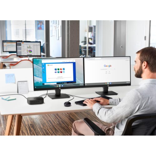 HP Chromebox Enterprise G3 Intel® Celeron® 5205U 4 GB DDR4-SDRAM 64 GB eMMC ChromeOS Mini PC Black - Image 11